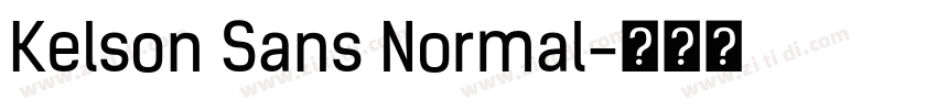 Kelson Sans Normal字体转换 Kelson Sans Normal字体转换